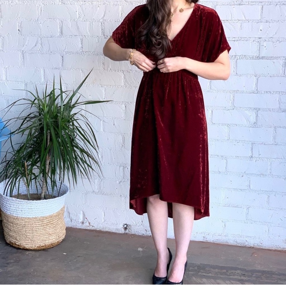 CAbi Grace Velvet Dress